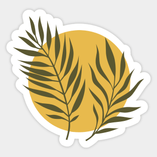 Tropical Leaves 3 Sticker